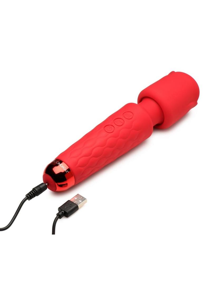 Bloomgasm Pleasure Rose: 10-Speed Wand Rose-Shaped Head