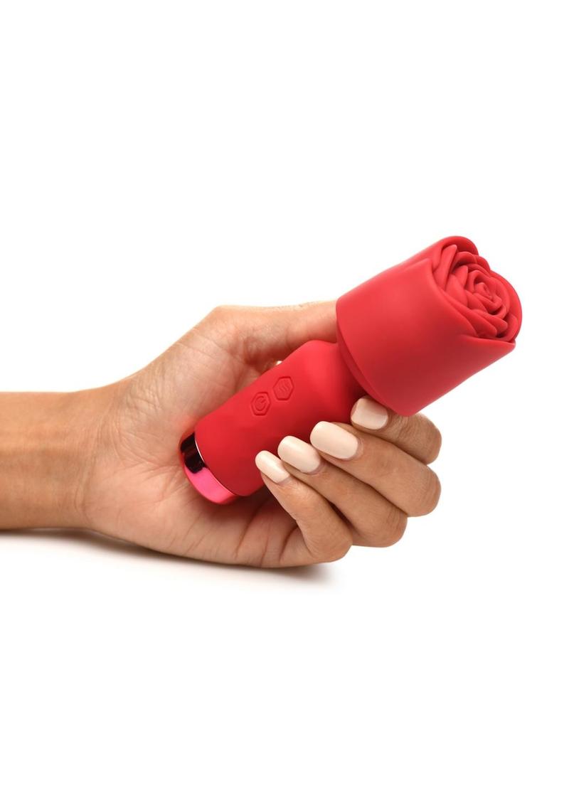 Bloomgasm Pleasure Rose-Petite Mini Silicone Rose Wand