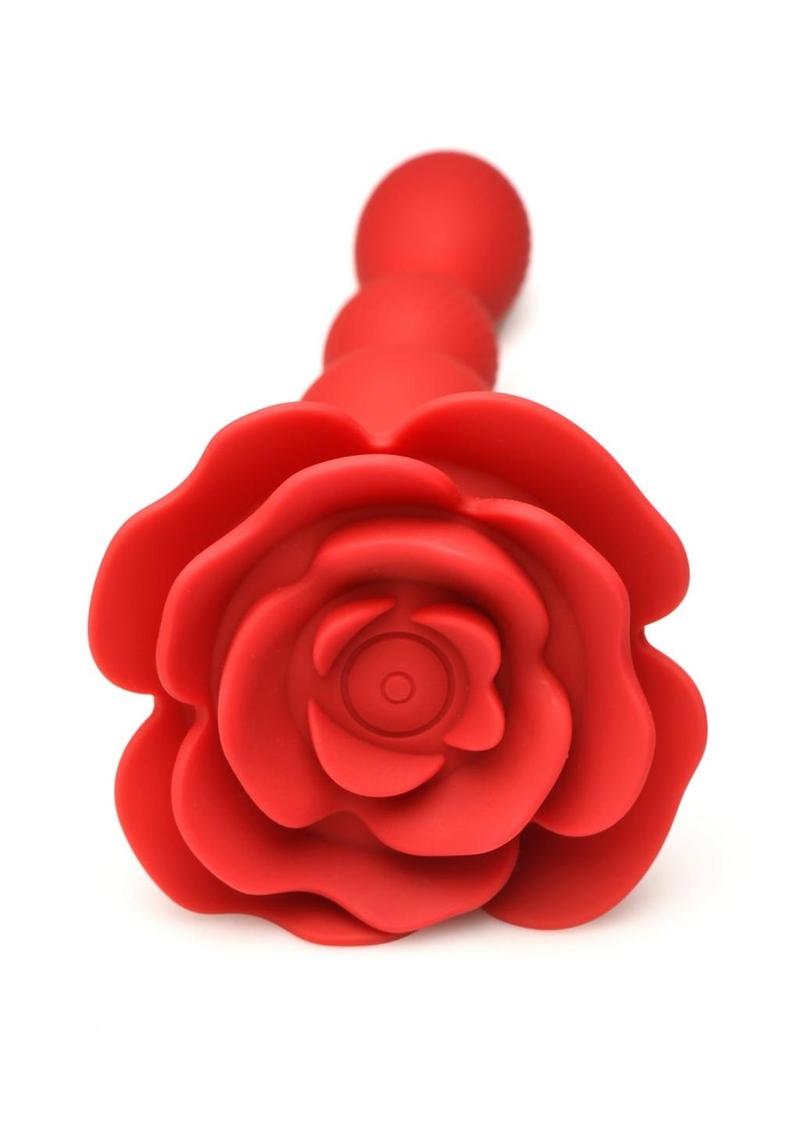 Bloomgasm Rose Twirl Rotating Silicone Anal Beads