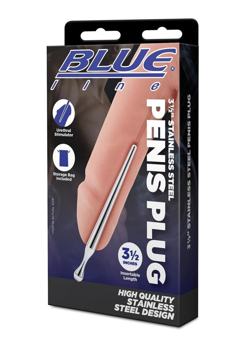 Blue Line Stainless Steel Penis Plug