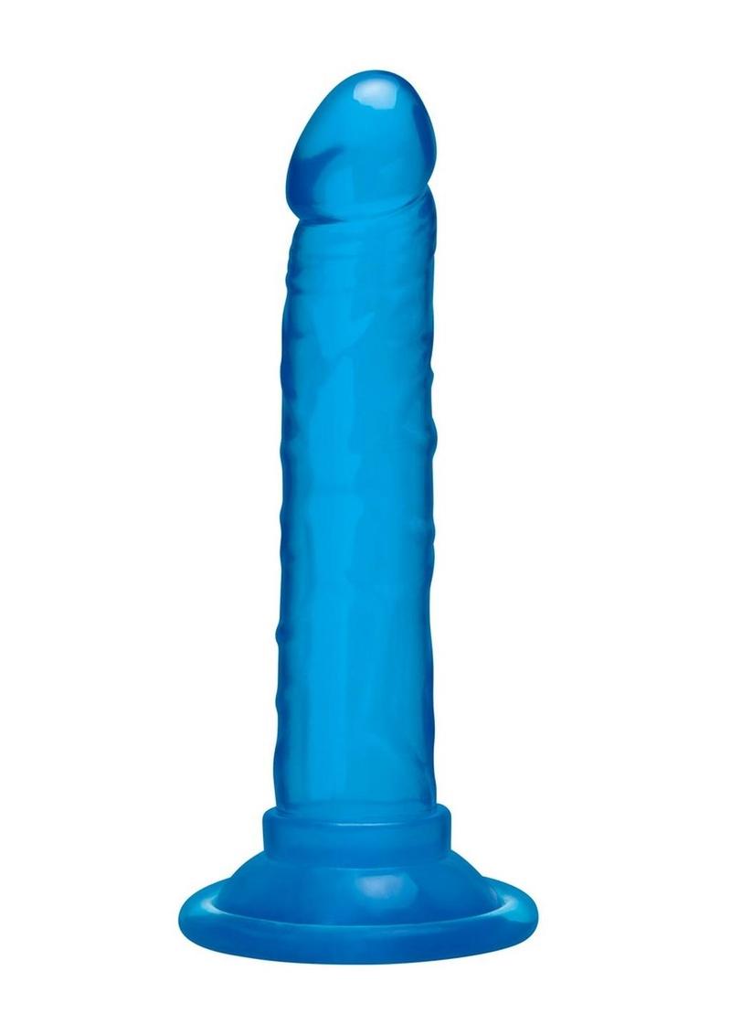 Blue Line Suction Cup Anal Dildo - Blue