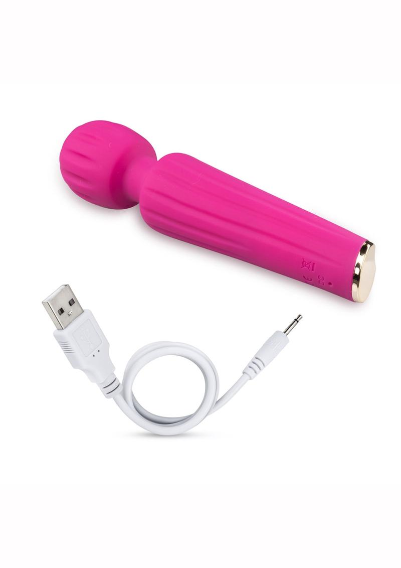 Blush Allana Powerful Massage Wand Rechargeable And Waterproof