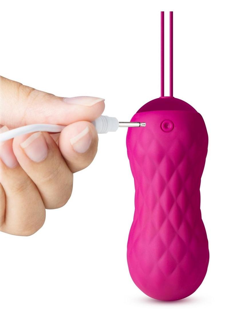 Blush Carina Gyrating Vibe With Egg Remote Control Vibrators