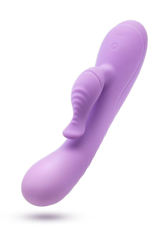 Blush Evelyn Rechargeable Silicone Rabbit Vibrator