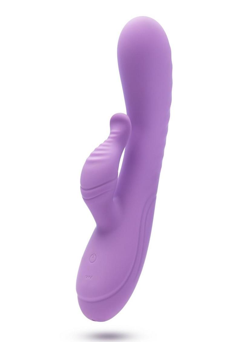 Blush Evelyn Rechargeable Silicone Rabbit Vibrator