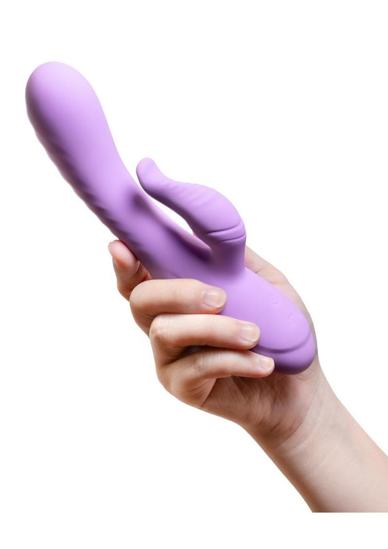 Blush Evelyn Rechargeable Silicone Rabbit Vibrator