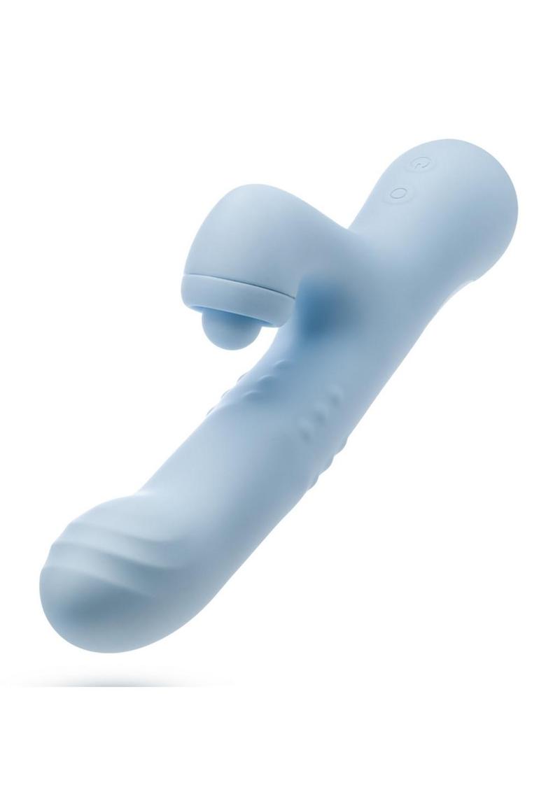Blush Devin Rechargeable Rabbit Vibrator 4 Unique Sensations