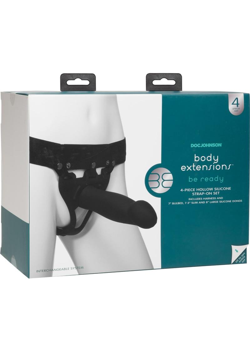 The Body Extensions silicone Hollow strap-on With Adjustable elastic