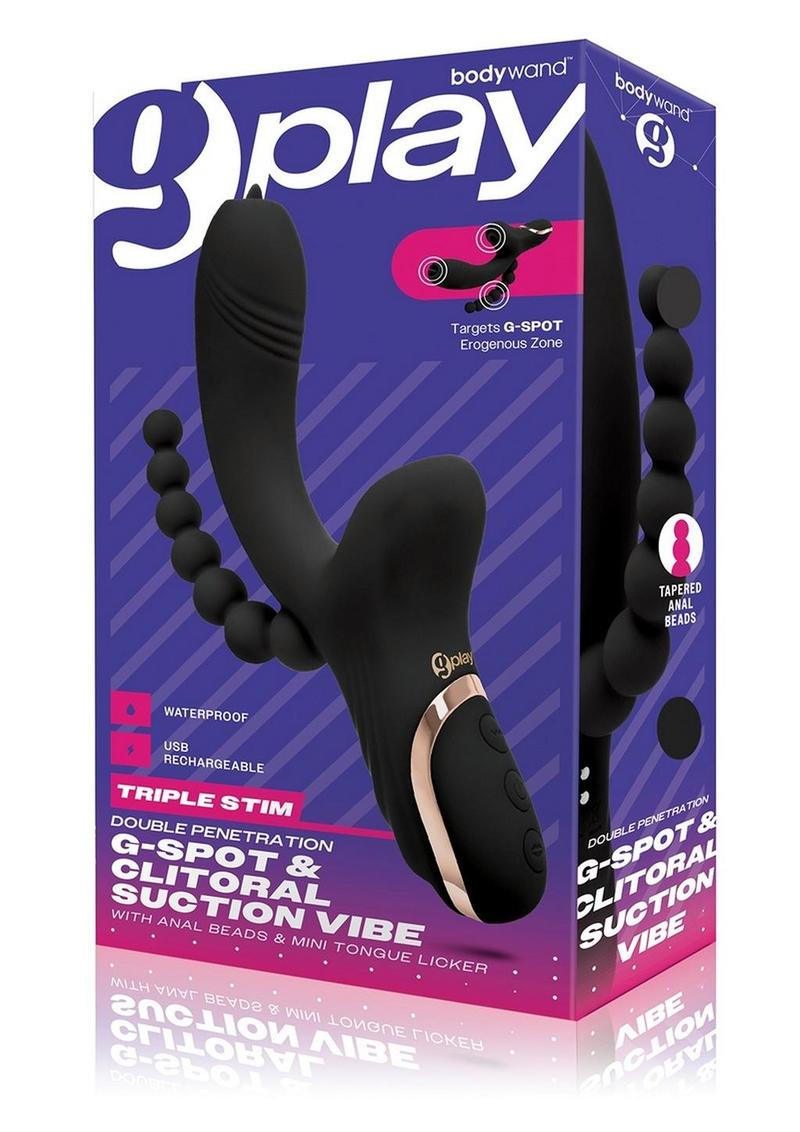 Bodywand G-Play Rechargeable  Vibrator With Anal Beads