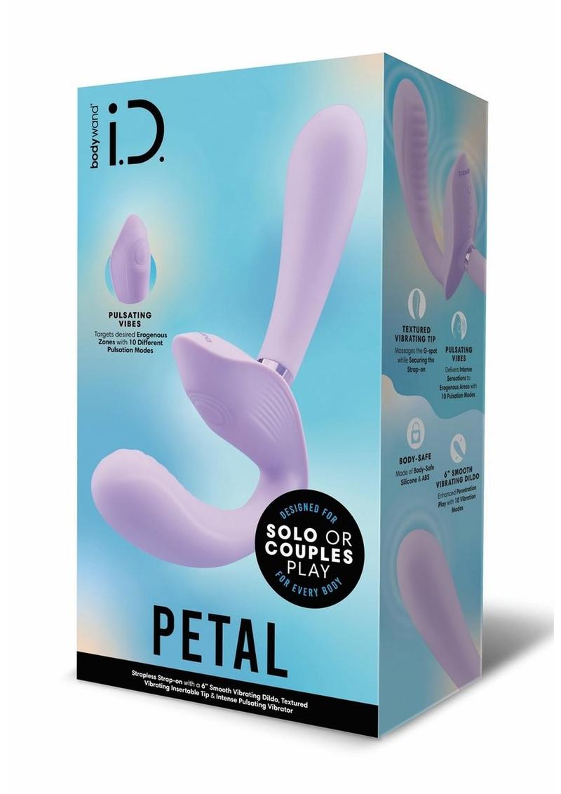 Bodywand iD Petal Rechargeable Silicone Strapless Strap On