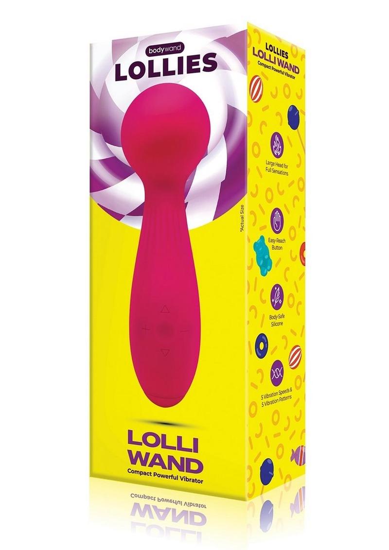 Lollies Lolli Wand in Hot Pink Compact Power Vibrator