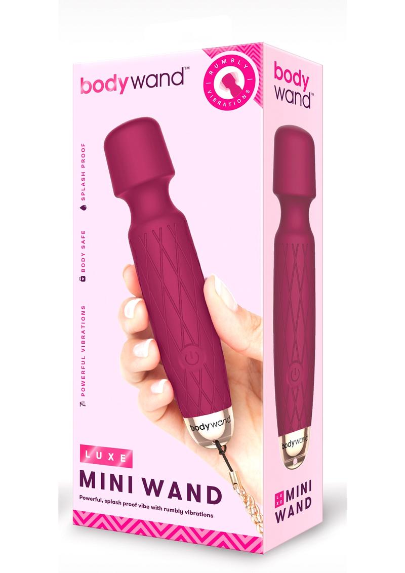 Bodywand Luxe Mini Wand Rechargeable Silicone Massage Wands
