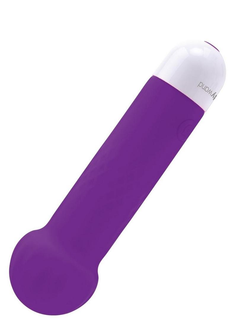 Neon Pocket Wand Compact Rechargeable Silicone Massager
