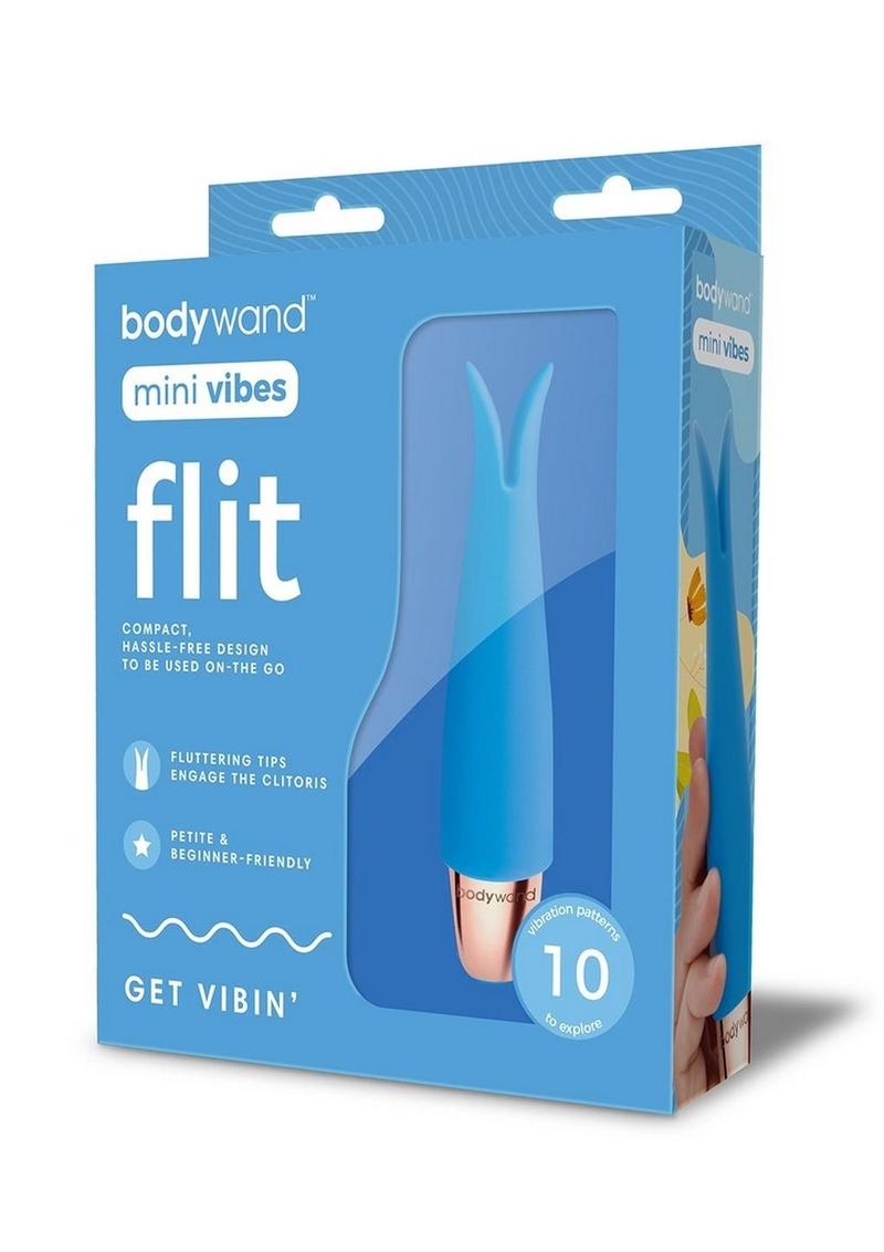 Bodywand Mini Vibes Flit Blue Fluttering Clitoral Stimulator