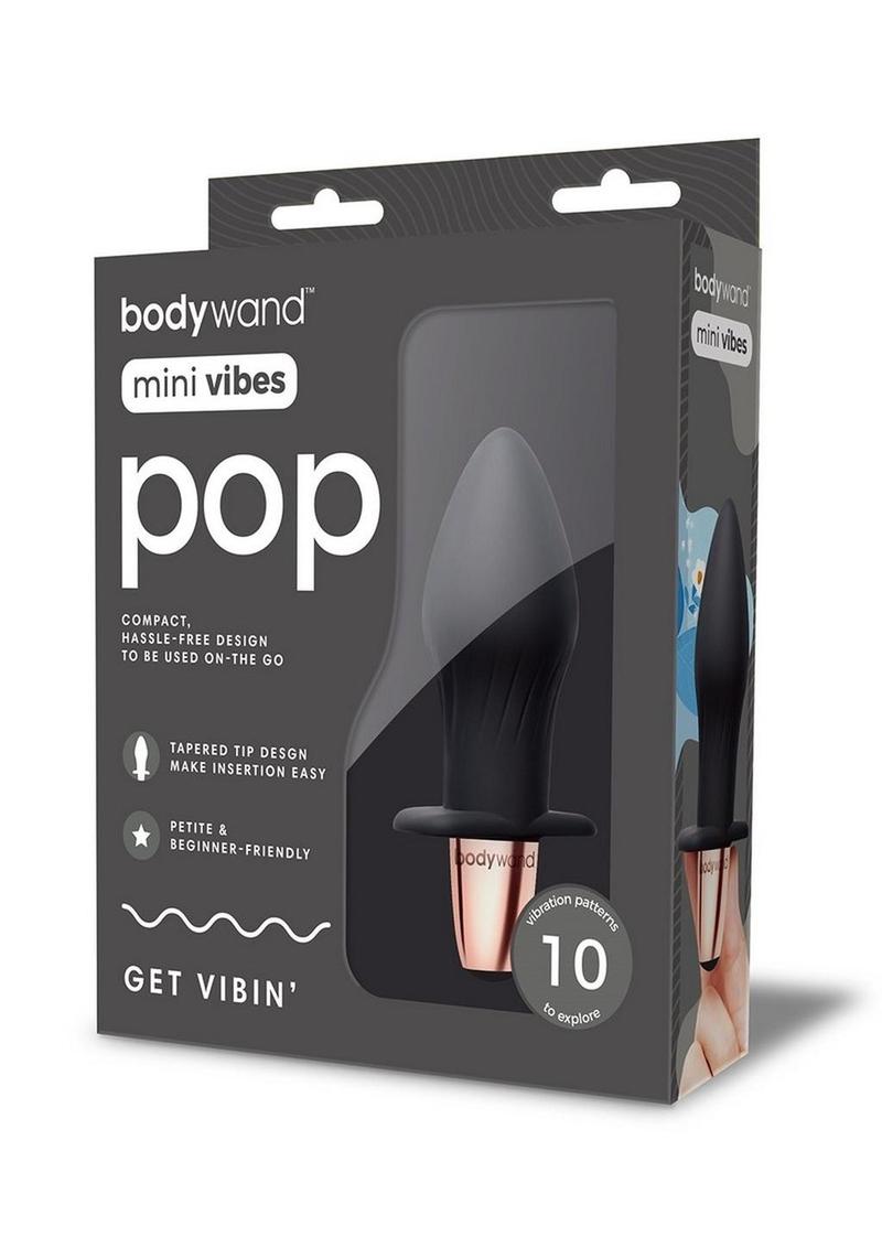 Bodywand Mini Vibes Pop Rechargeable Silicone Anal Plug