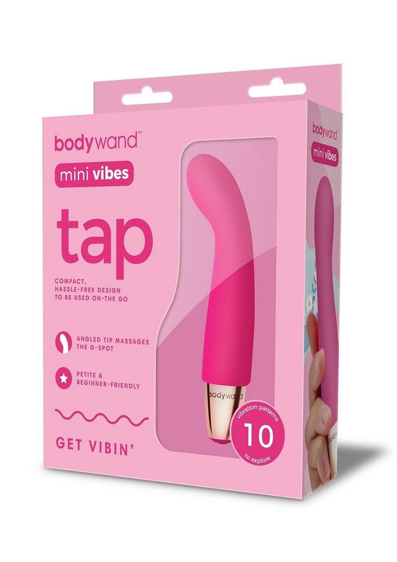 Bodywand Mini Vibes Tap Rechargeable Silicone Clitoral Stimulator