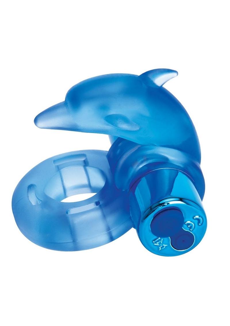 Bodywand Rechargeable Dolphin Ring with Clit Ticklers Powerful Vibrations