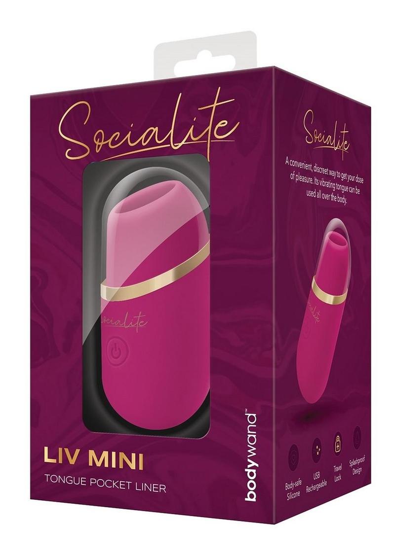 Socialite Liv Mini Tongue Pocket Licker Discreet Vibrator