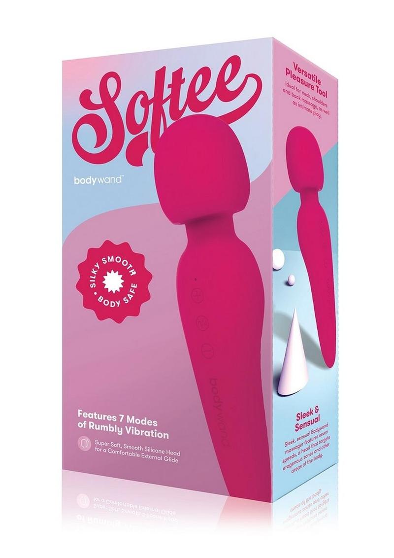 Softee Silky Silicone Wand Rechargeable Mode Massager