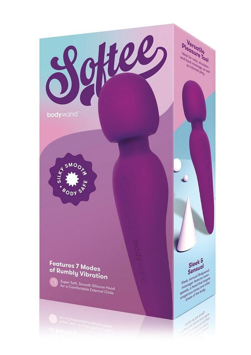 Softee Silky Silicone Wand Rechargeable Mode Massager