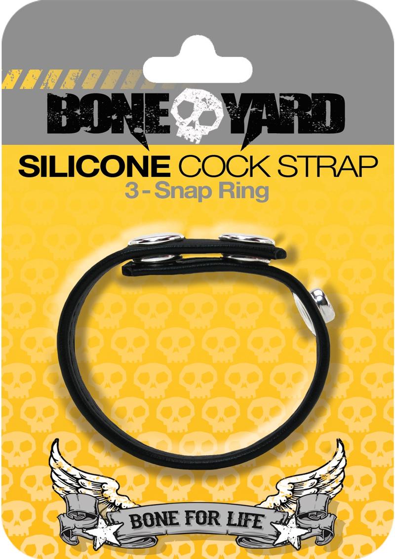 Bone Yard Silicone Ball Strap 3-Snap Ring