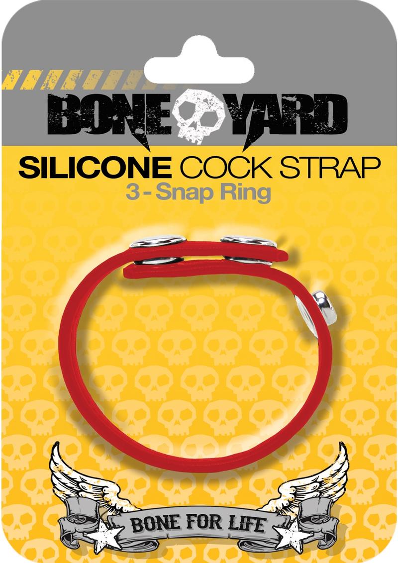 Bone Yard Silicone Ball Strap 3-Snap Ring