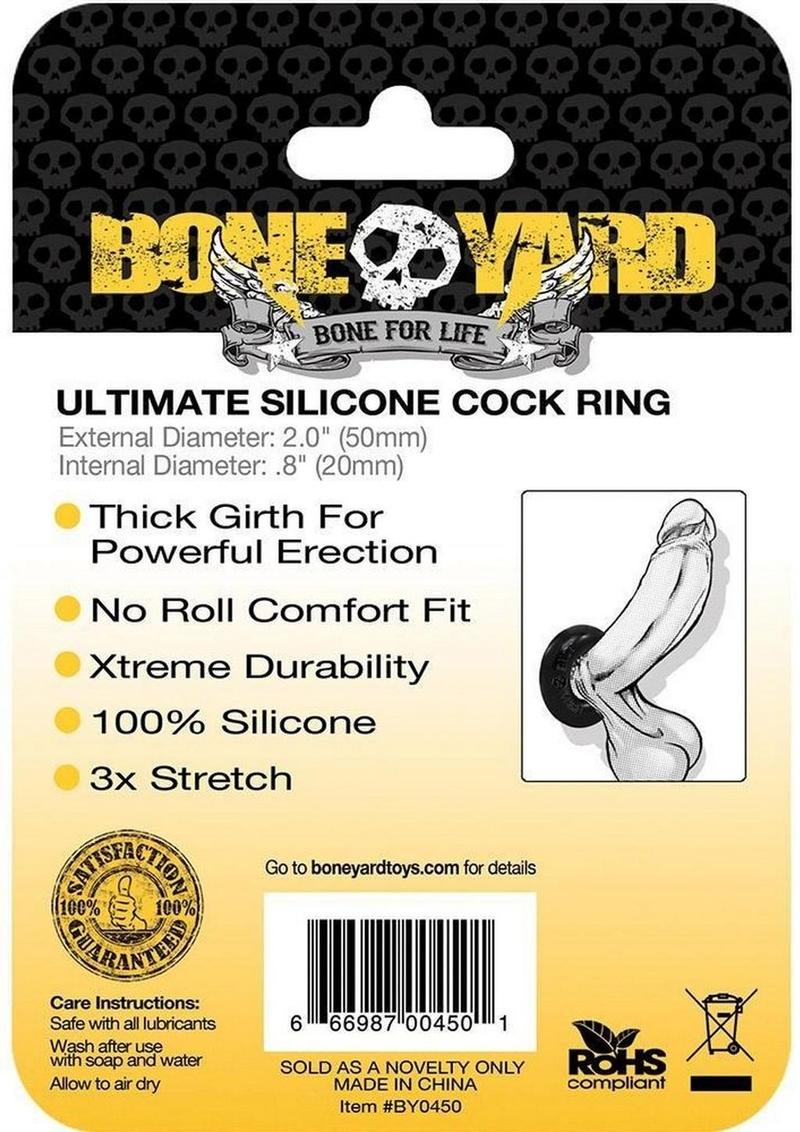Boneyard Ultimate Silicone Cock Ring