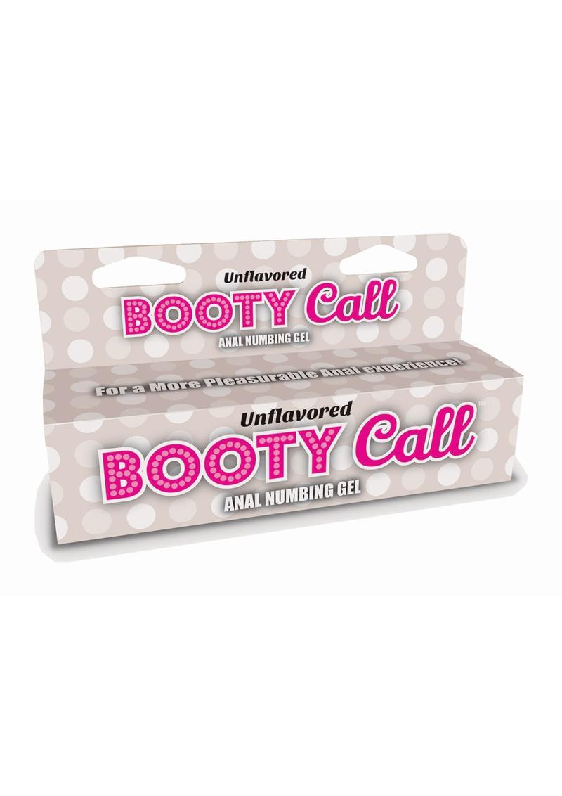 Booty Call Unflavored Anal Numbing Gel for Enhanced Comfort
