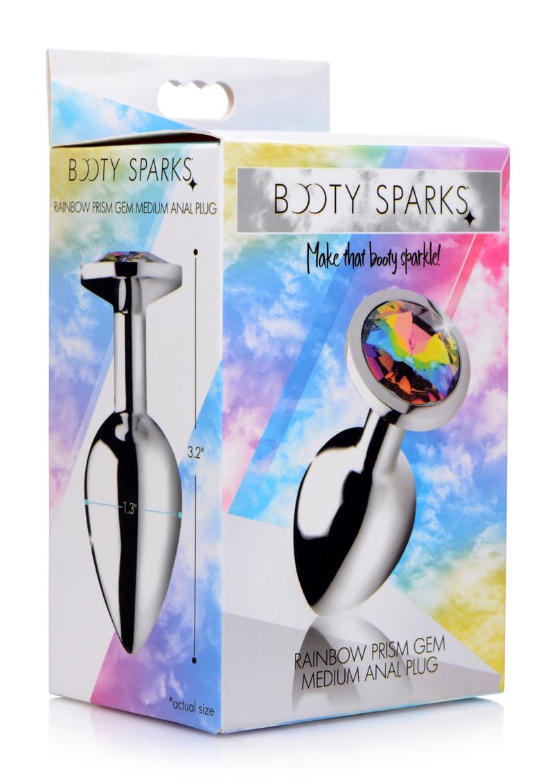 Booty Sparks Rainbow Prism Gem Anal Plug