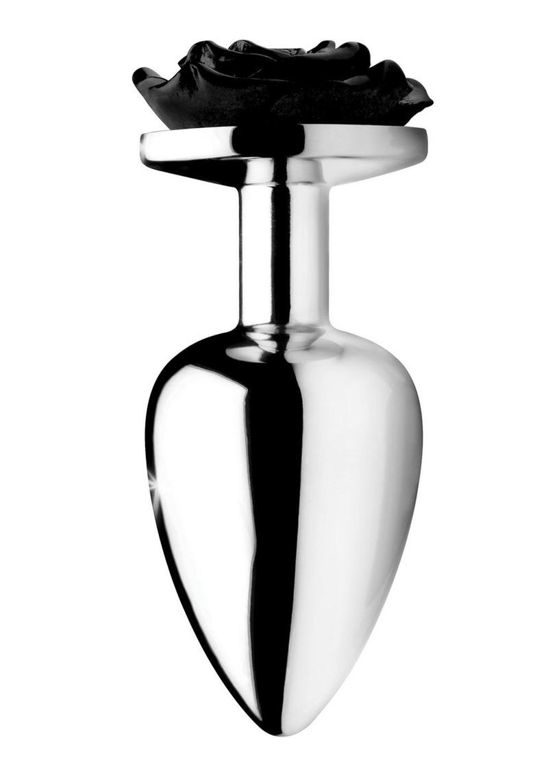 Booty Sparks Black Rose Medium Anal Plug