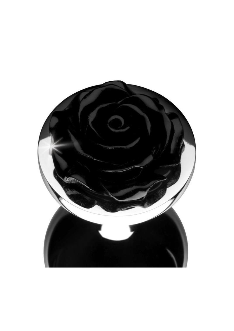 Booty Sparks Black Rose Medium Anal Plug