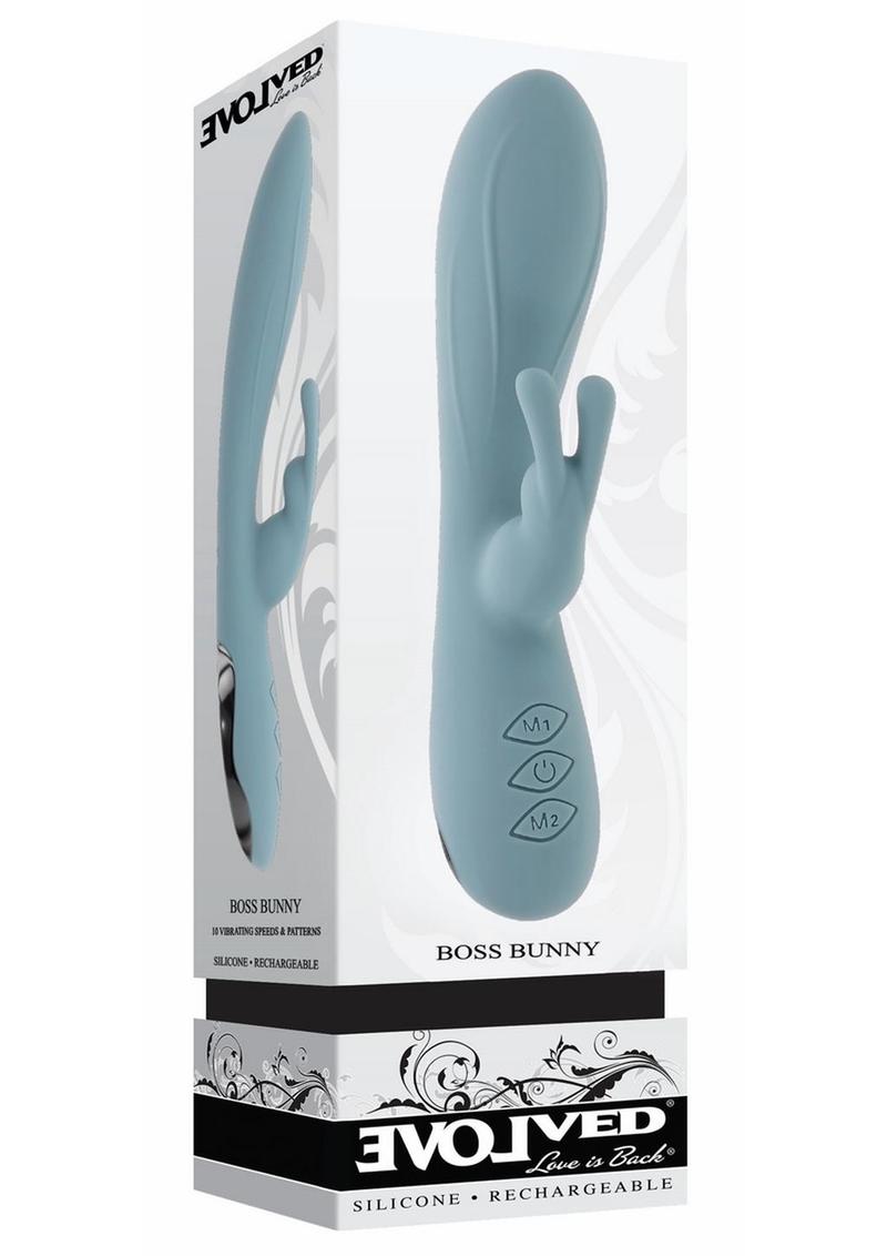 Boss Bunny Rechargeable Silicone Rabbit Vibrator