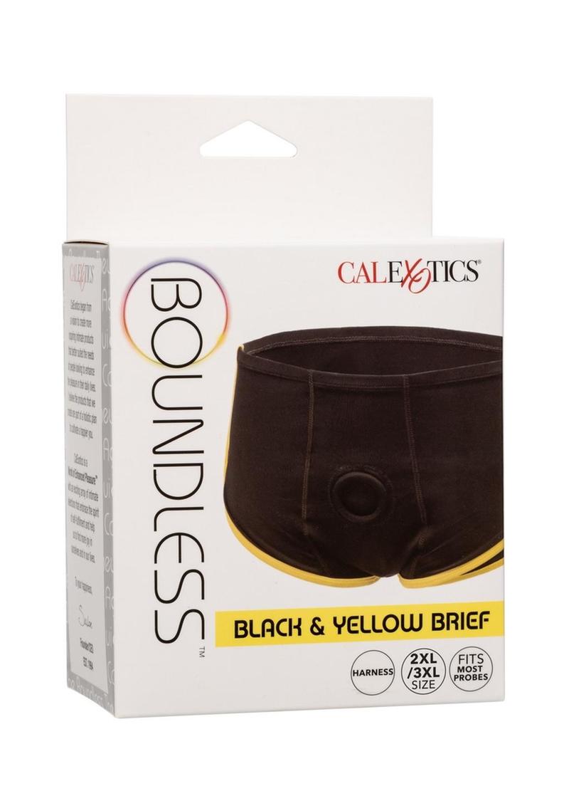 CalExotics Boundless Black And Yellow Brief Harness