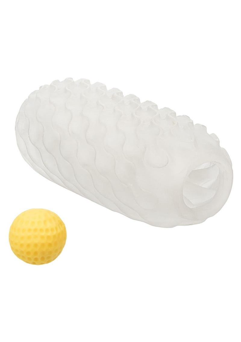 Boundless Reversible Squishy Ball Stroker with Tip Tickler