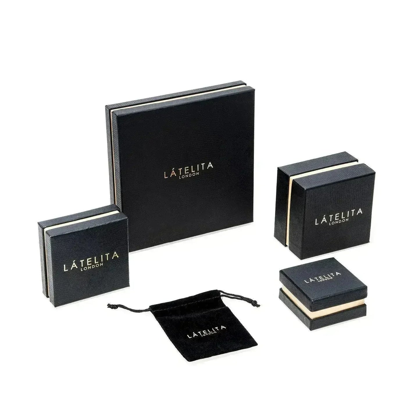 Petite Rose Quartz Drop Earrings - 22K Gold Plated Sterling Silver | Femstylo