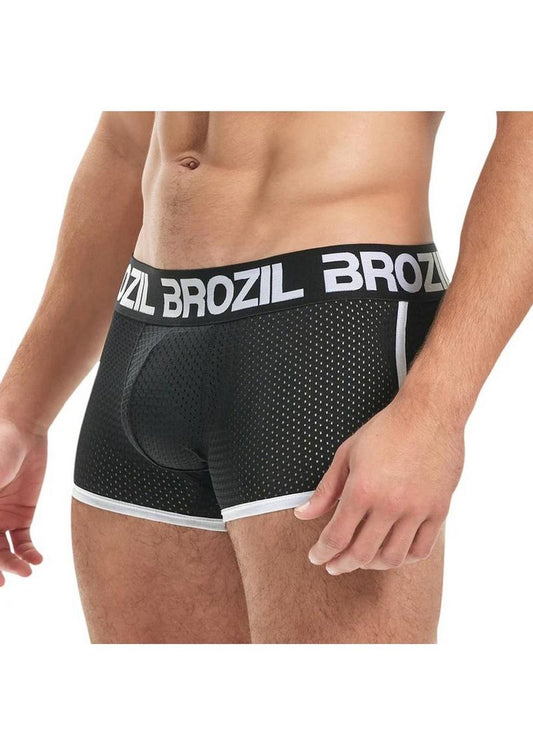 Brozil Ultra Glute and Bulge Enhancing Mesh Trunk