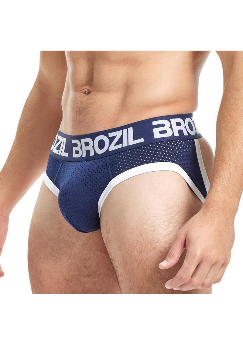 BROZIL Ultra Sport Mesh Brief Bulge And Butt Enhancing Men's Underwear