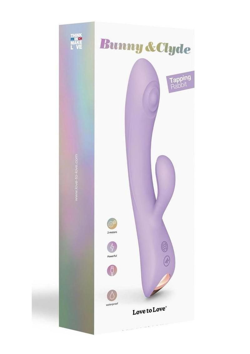 Bunny & Clyde Rechargeable Silicone Rabbit Vibrator