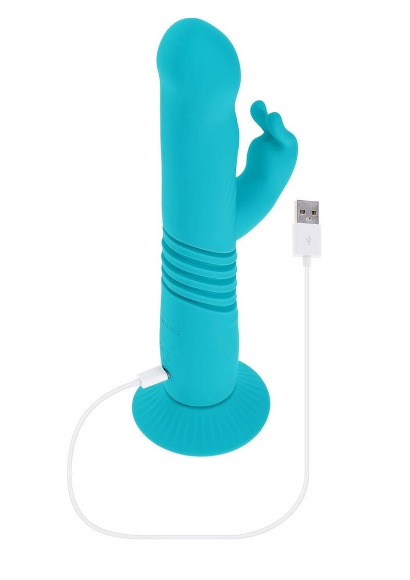 Bunny Hop Rechargeable Silicone Rabbit Vibrator