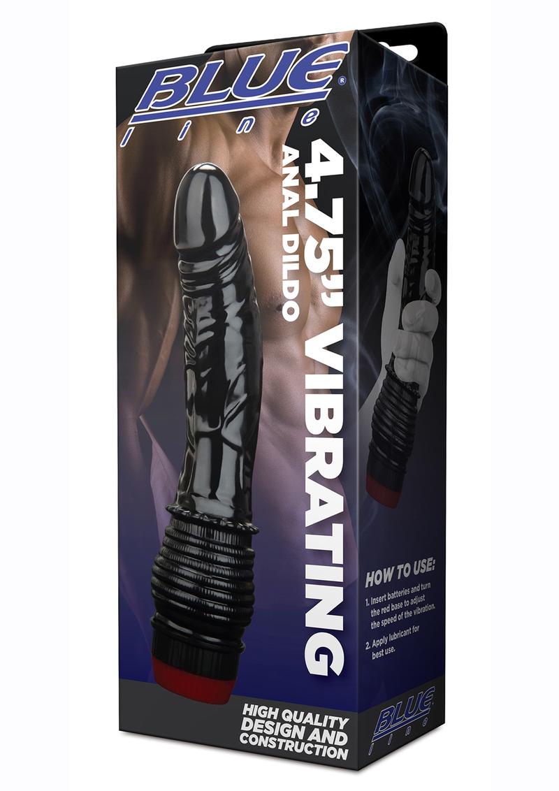 Blue Line Vibrating Anal Dildo With Multi-Speed Twist Control