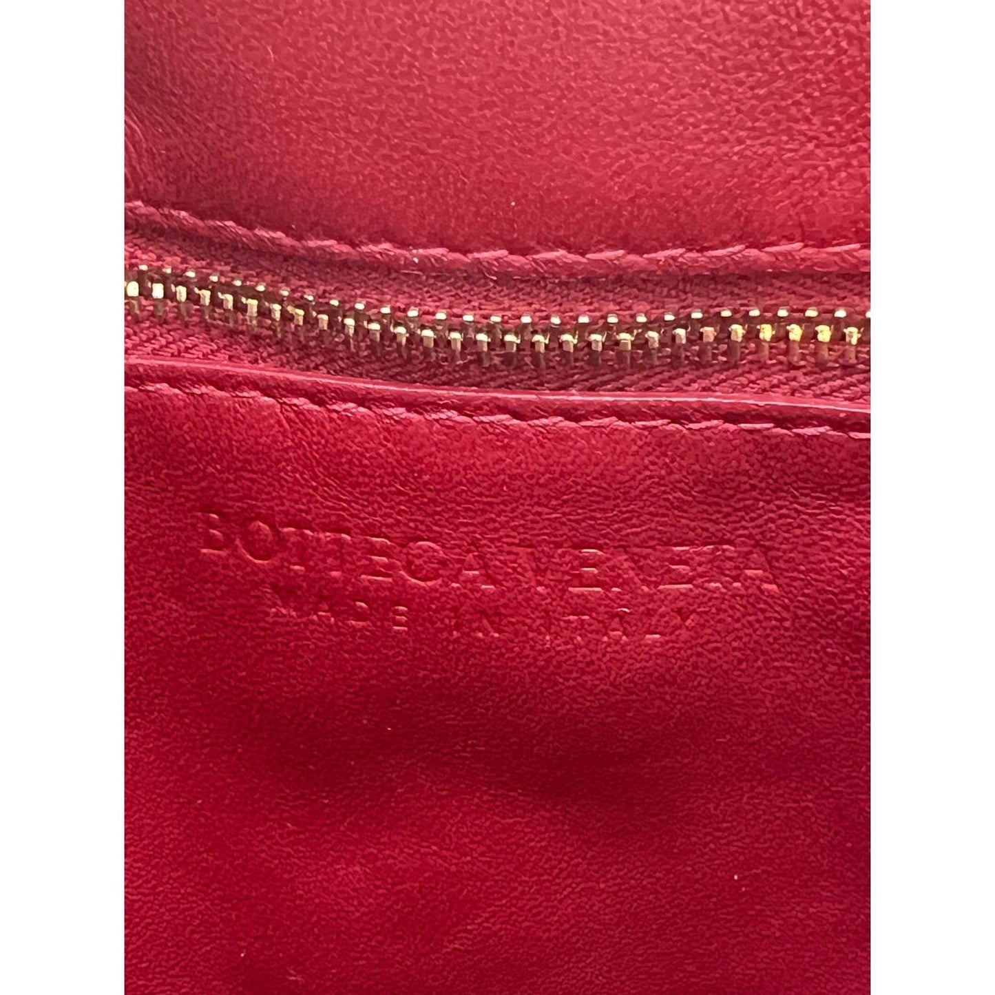 Bottega Veneta Red Nappa Maxi Intreccio Padded Cassette Crossbody Bag