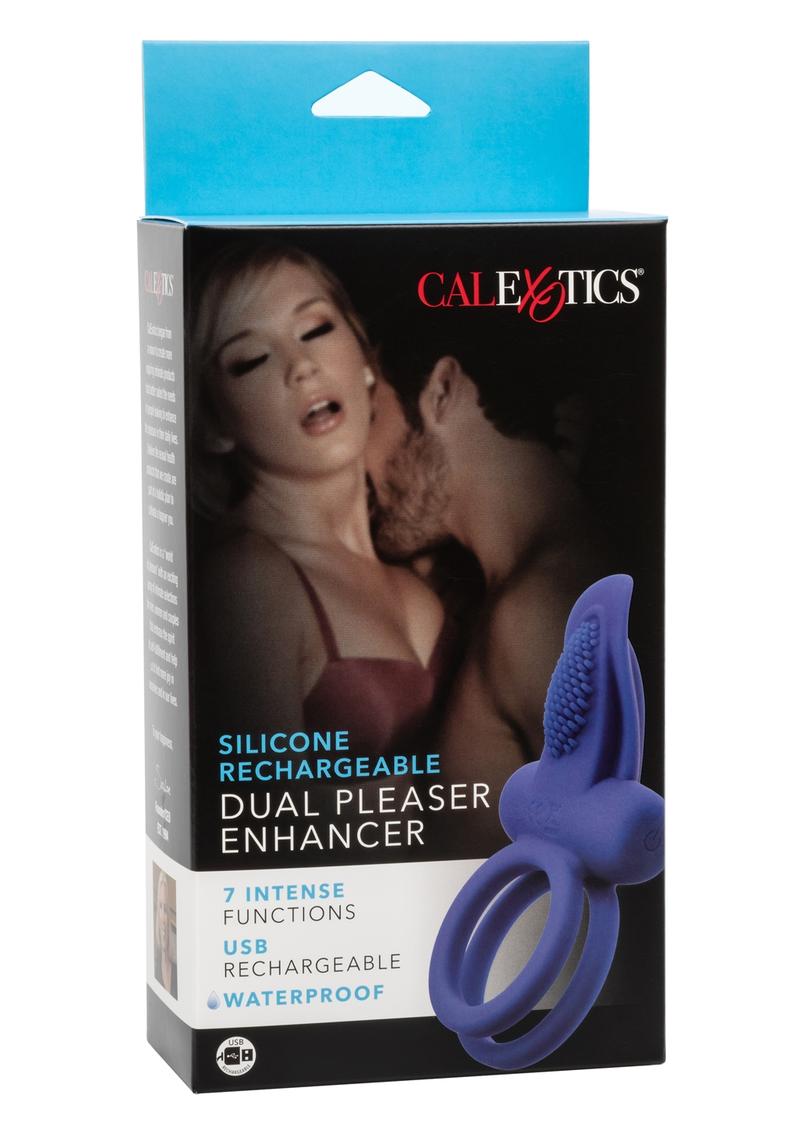 Calexotics Silicone Rechargeable Dual Pleasure Enhancer Cock Ring
