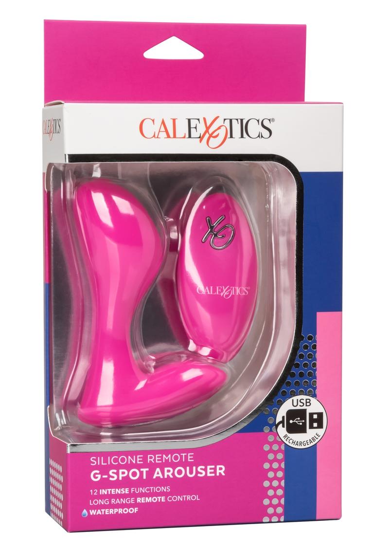 Calexotics Silicone G-Spot Arouser Vibrator with Remote Control
