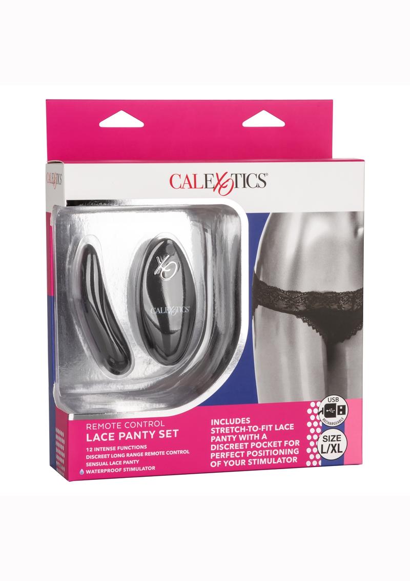 Calexotics Remote Control Lace Panty Set Vibrator