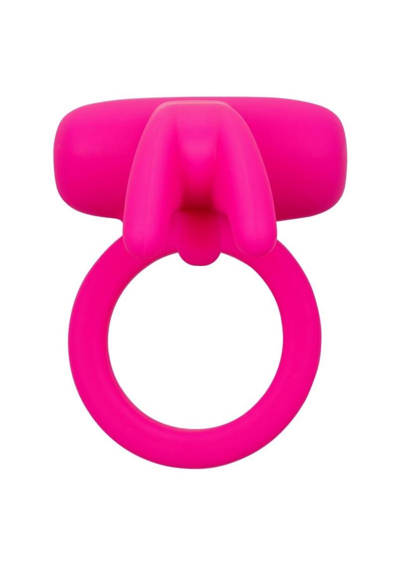 CalExotics Silicone Rechargeable Triple Clit Flicker Cock Ring