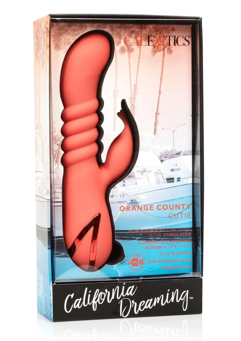California Dreaming Orange County Cutie Rabbit Vibrator