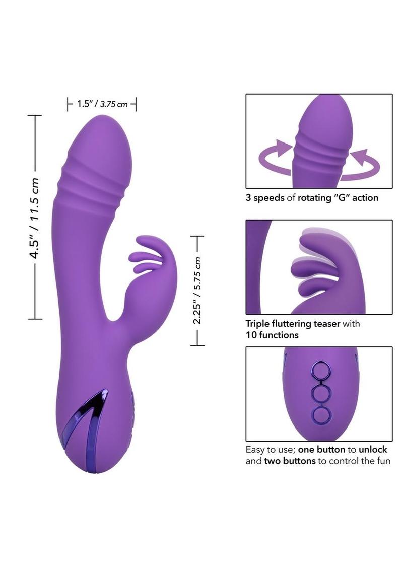 California Dreaming West Coast Wave Rider Silicone Rabbit Vibrator