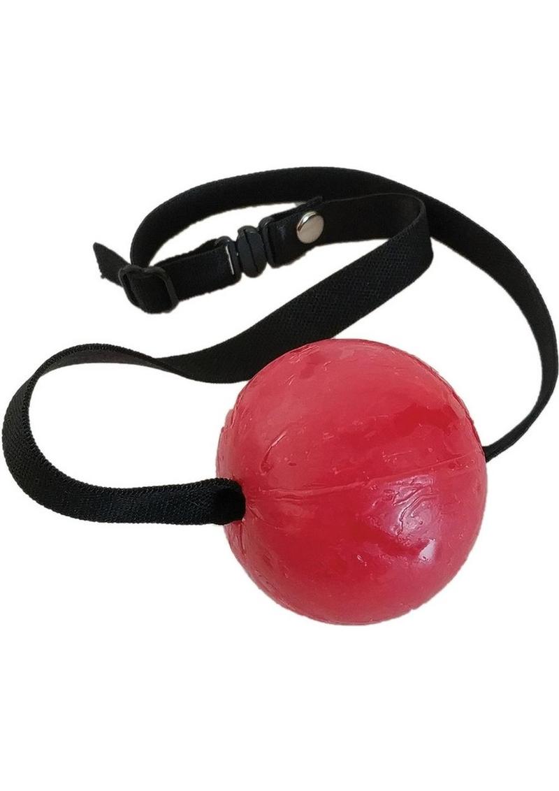 Hott Products Candy Ball Gag Strawberry Flavored