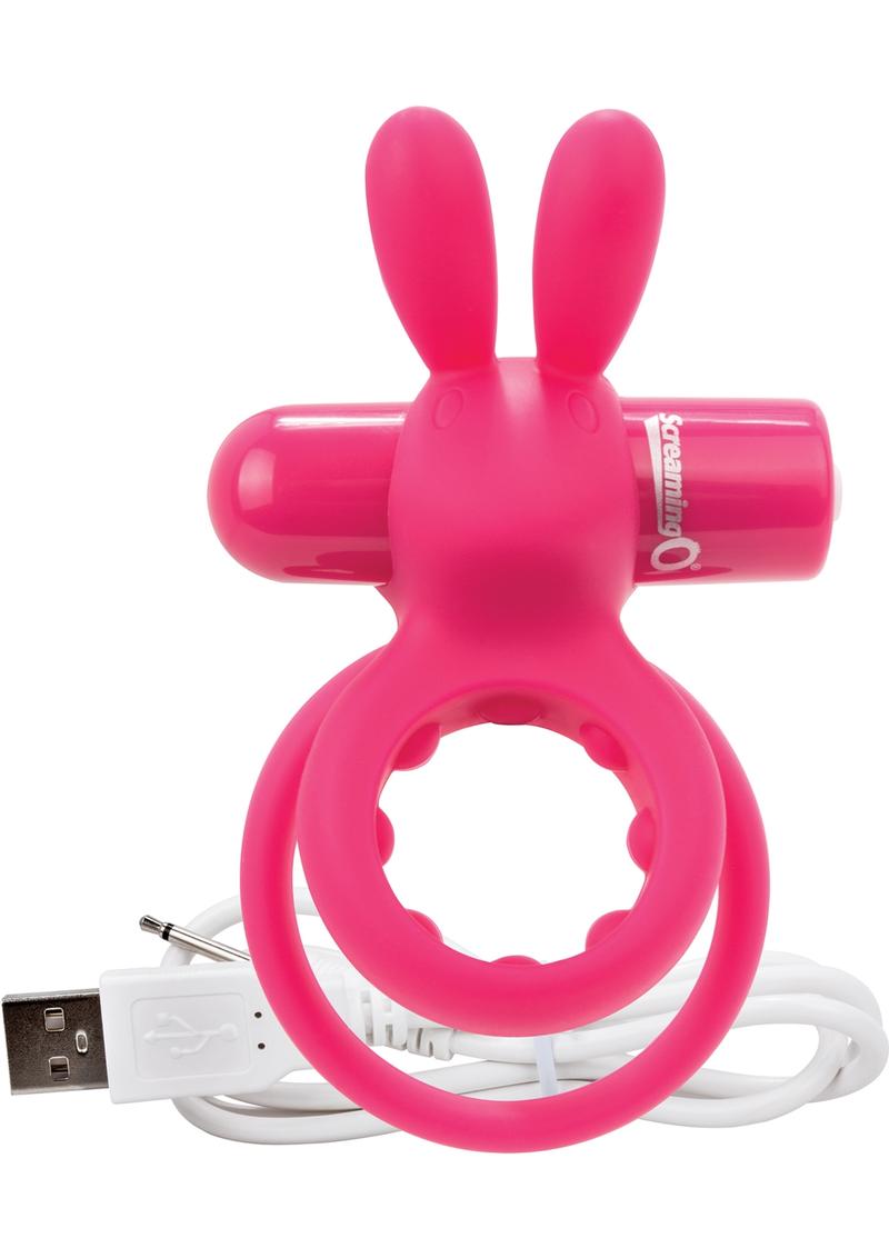 Screaming O Charged Ohare Rechargeable Wearable Rabbit Vibe Cock Ring
