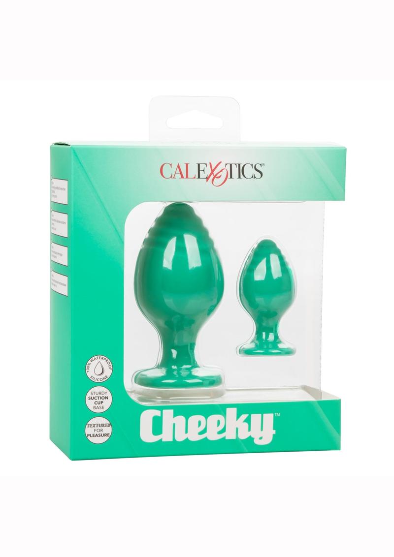 CalExotics Cheeky Silicone Textured Anal Plug Set